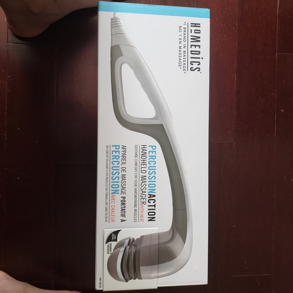 HoMedics Gray Percussion Action Handheld Massager - Picture 2 of 2